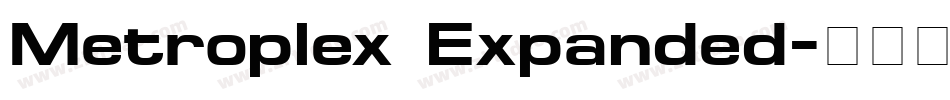 Metroplex Expanded字体转换
